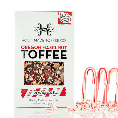 Holm Candy Cane Hazelnut Toffee