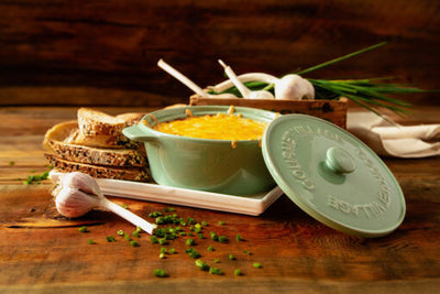 Ceramic Baked Dip Set- Garlic Bread Dip
