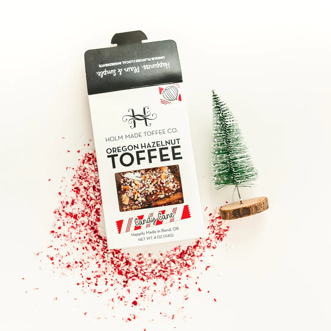 Holm Candy Cane Hazelnut Toffee