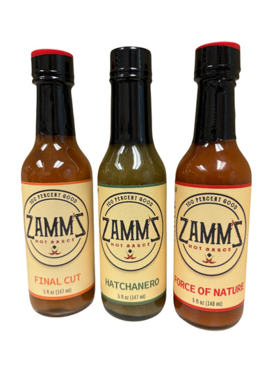 Zammz Hot Sauce Trio