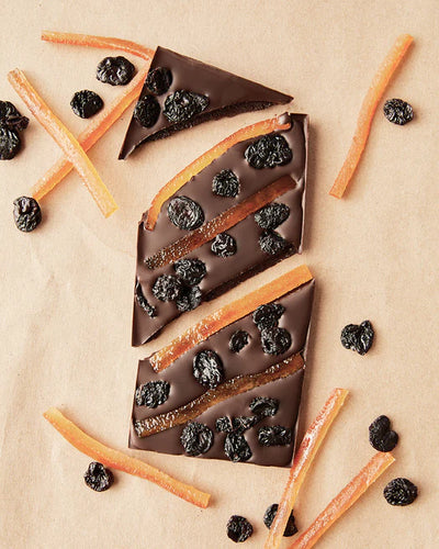 Orange Confit and Cherries Chocolate