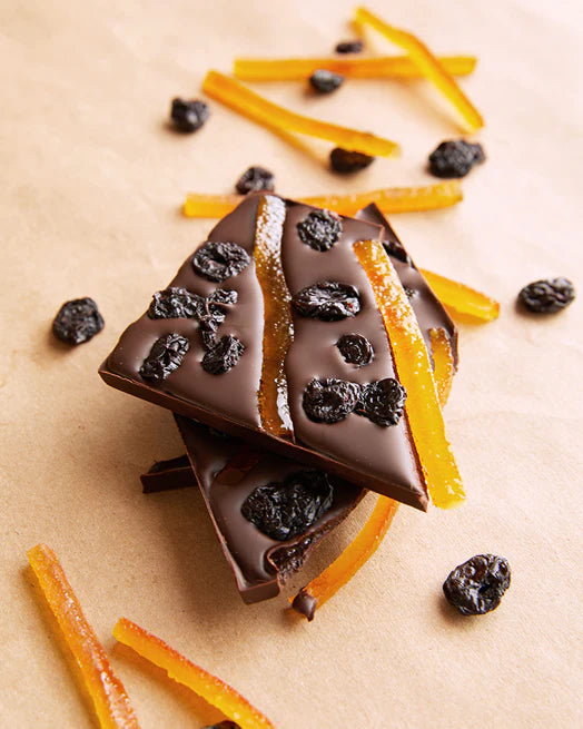 Orange Confit and Cherries Chocolate