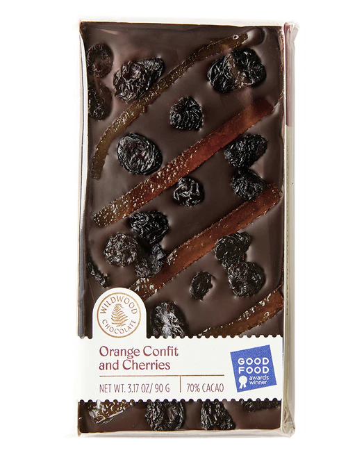 Orange Confit and Cherries Chocolate