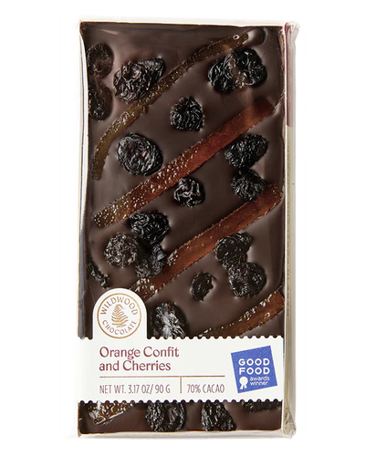 Orange Confit and Cherries Chocolate