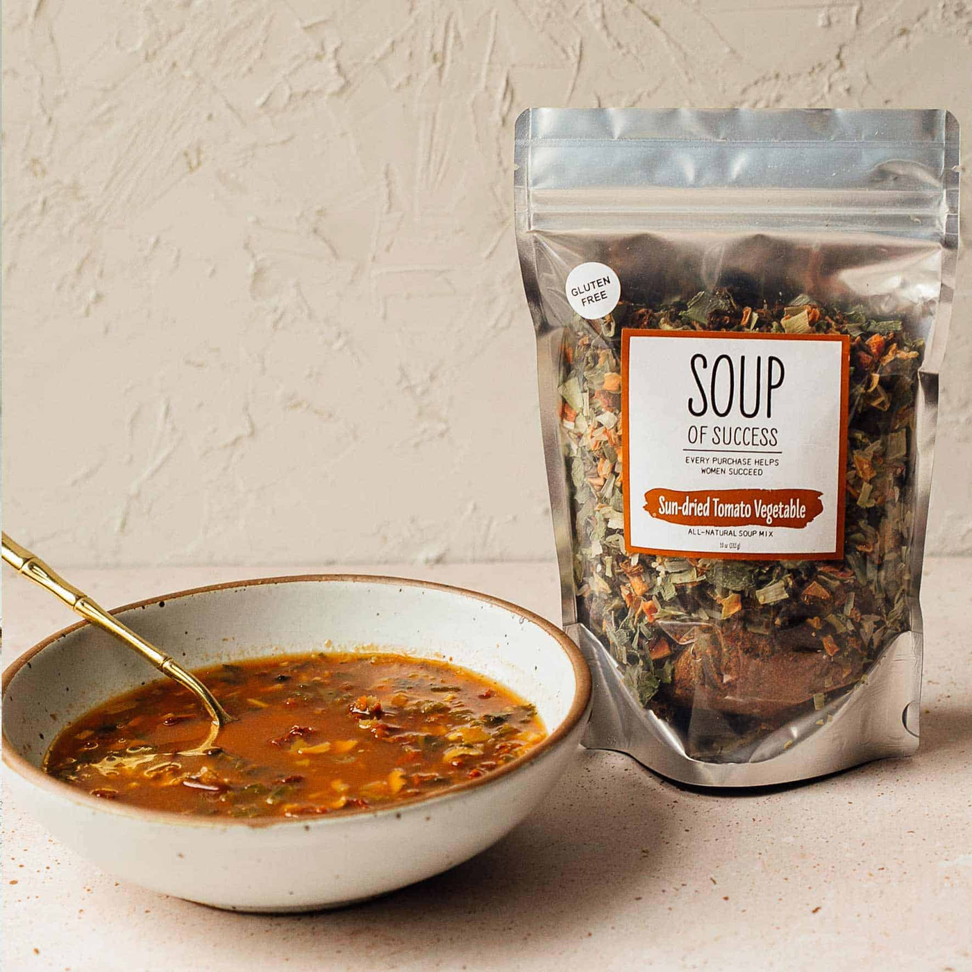 Soup of Success- Sun-dried Tomato Vegetable